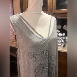 Get your shine on cotton tank